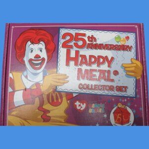 McDonalds Happy Meal 25th Anniversary Teenie Beanie Bears Complete Set of 12